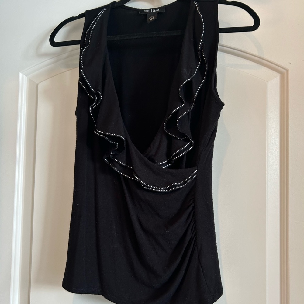 White House Black Market V-neck Top